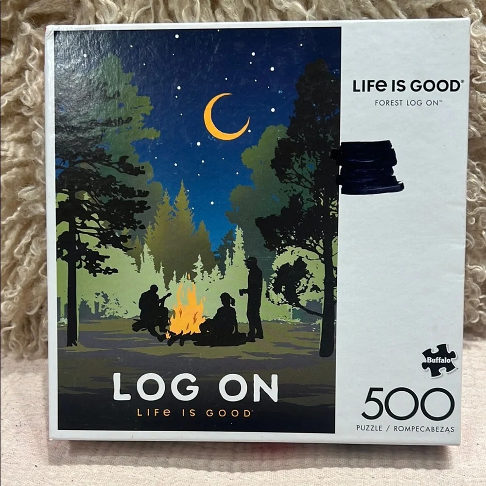 Buffalo Games 500 Piece jigsaw PUZZLE Log On Life Is Good SALE 🔴3/$25! - Picture 1 of 4